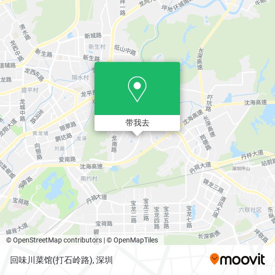 回味川菜馆(打石岭路)地图