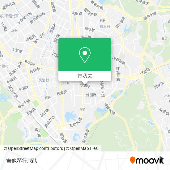 吉他琴行地图