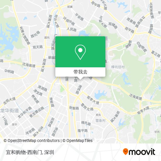 宜和购物-西南门地图