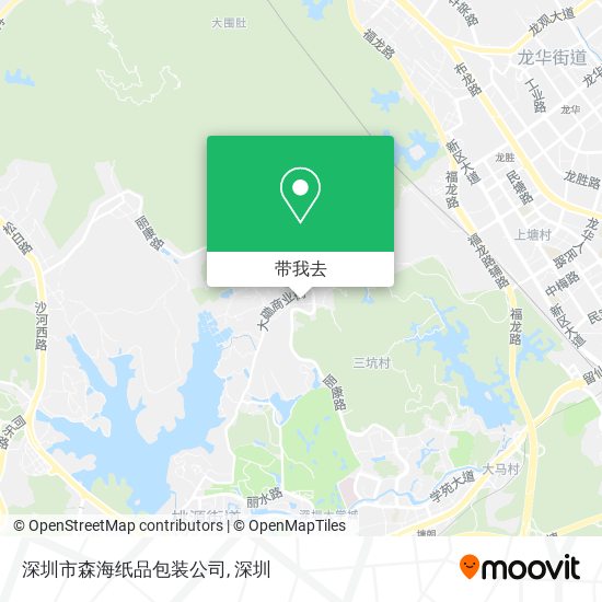 深圳市森海纸品包装公司地图