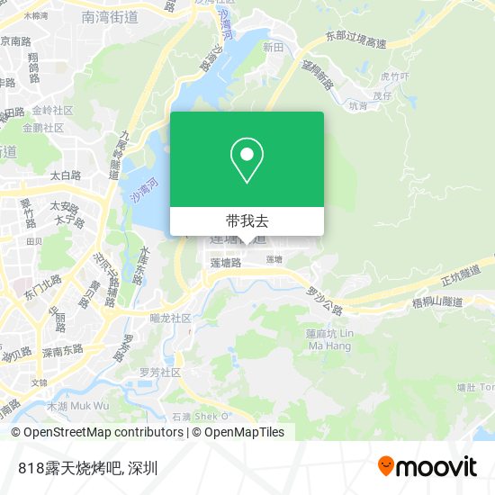 818露天烧烤吧地图
