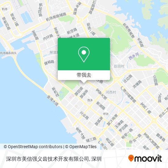深圳市美信强义齿技术开发有限公司地图