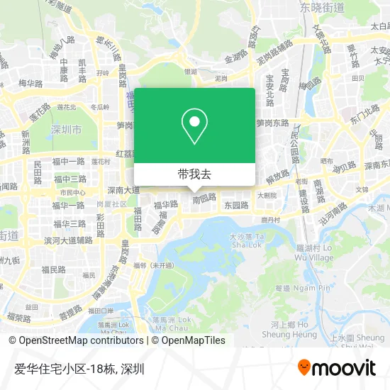 爱华住宅小区-18栋地图