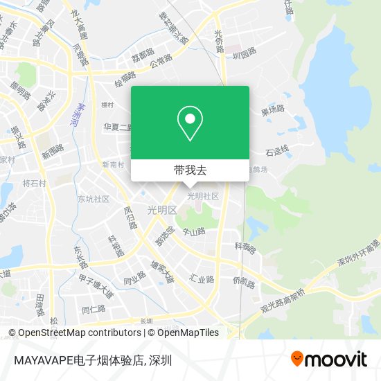 MAYAVAPE电子烟体验店地图