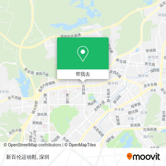 新百伦运动鞋地图