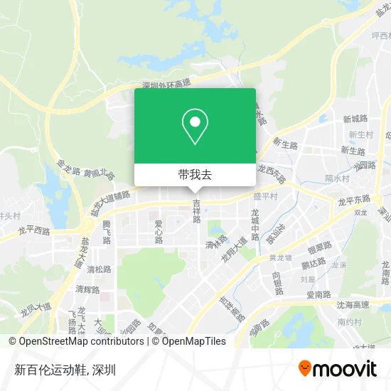 新百伦运动鞋地图
