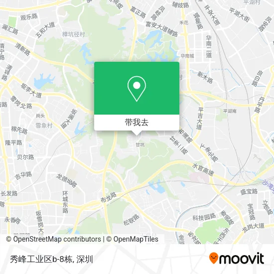秀峰工业区b-8栋地图