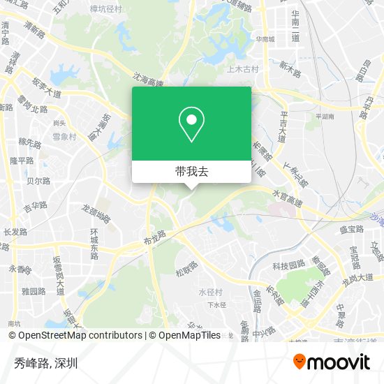秀峰路地图