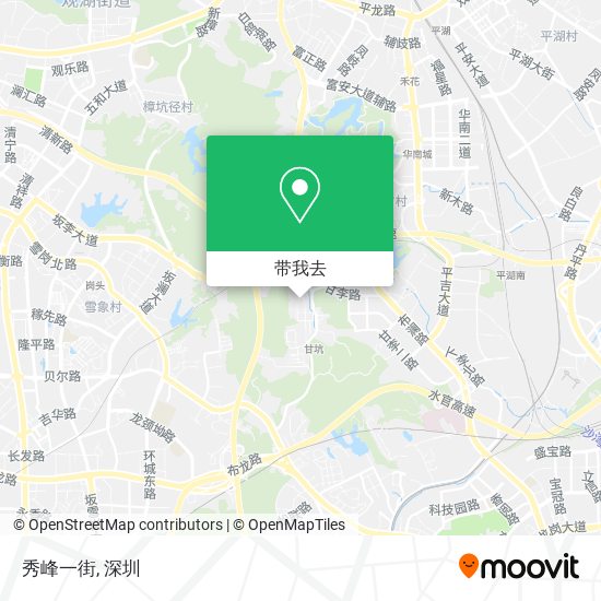 秀峰一街地图