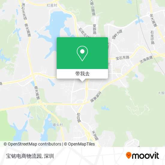 宝铭电商物流园地图