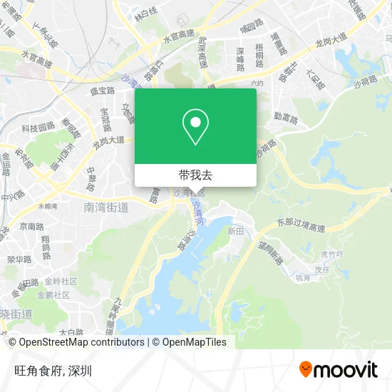旺角食府地图