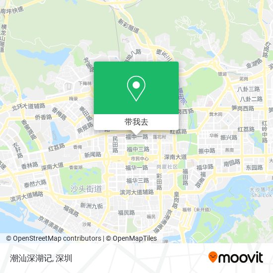 潮汕深湖记地图