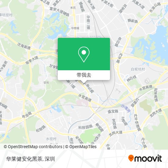 华莱健安化黑茶地图