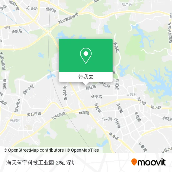 海天蓝宇科技工业园-2栋地图