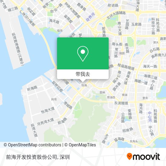 前海开发投资股份公司地图