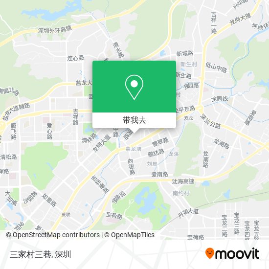 三家村三巷地图