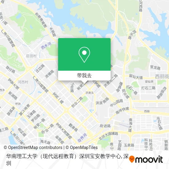 华南理工大学（现代远程教育）深圳宝安教学中心地图