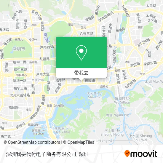 深圳我要代付电子商务有限公司地图
