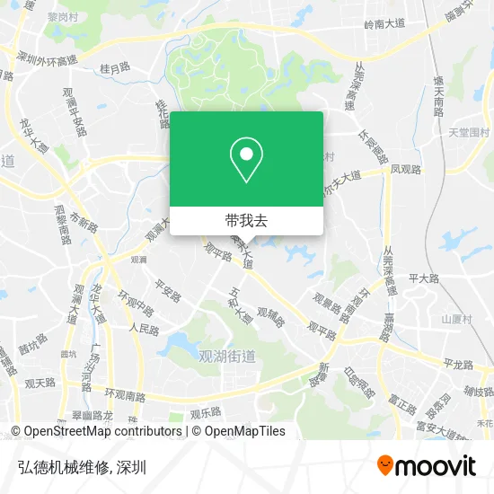 弘德机械维修地图