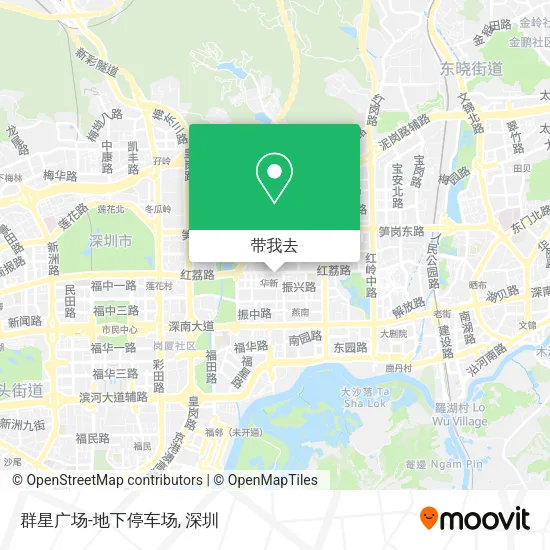 群星广场-地下停车场地图