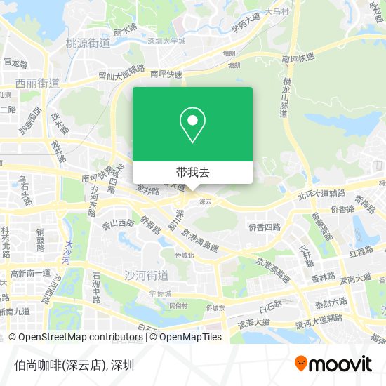 伯尚咖啡(深云店)地图