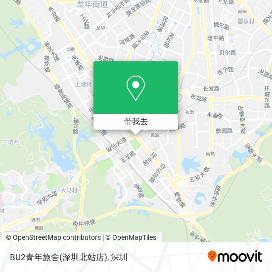 BU2青年旅舍(深圳北站店)地图