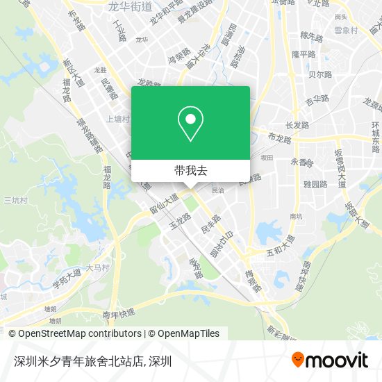 深圳米夕青年旅舍北站店地图