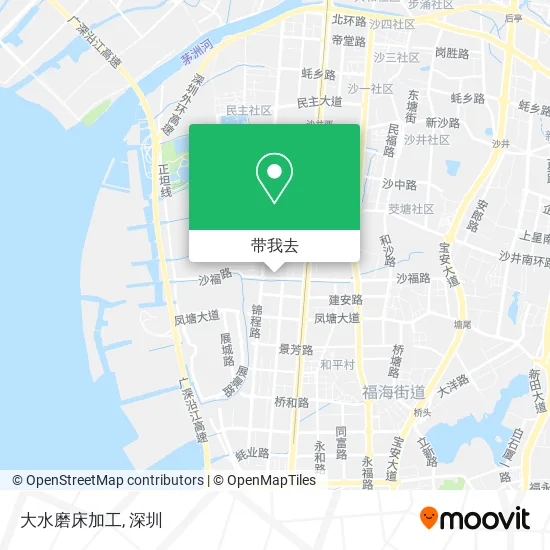 大水磨床加工地图