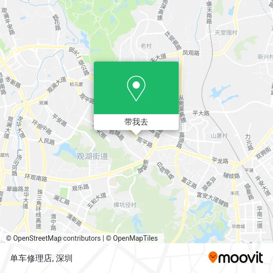 单车修理店地图
