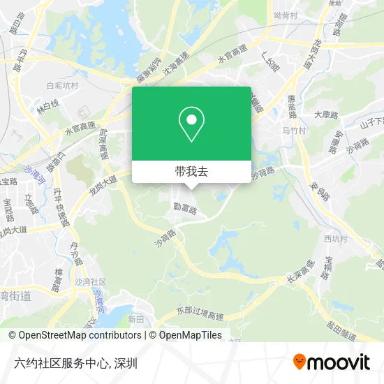 六约社区服务中心地图