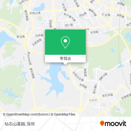 钻石山墓园地图