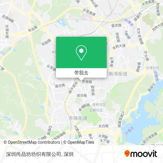 深圳尚品坊坊织有限公司地图
