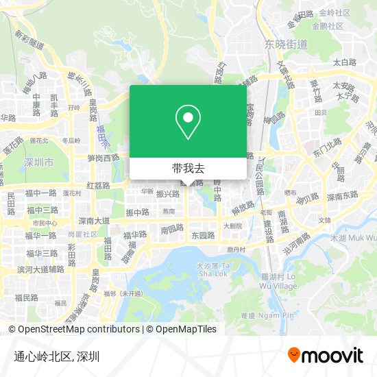 通心岭北区地图