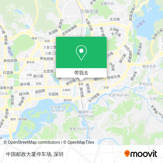 中国邮政大厦停车场地图