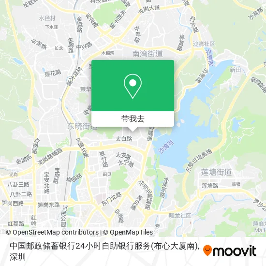 中国邮政储蓄银行24小时自助银行服务(布心大厦南)地图