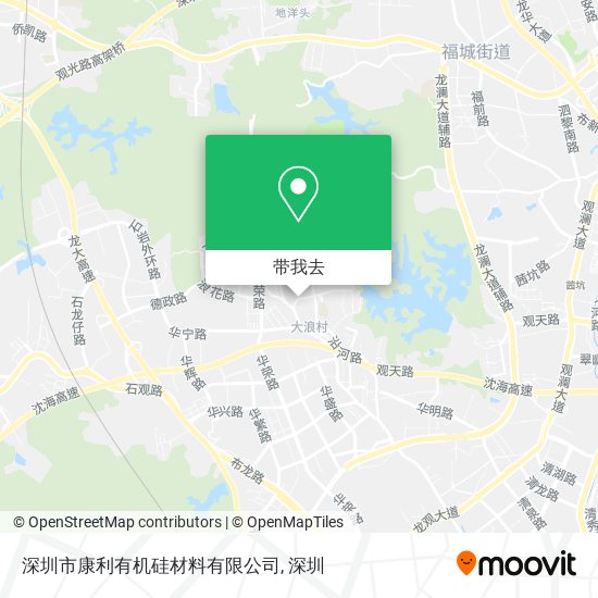 深圳市康利有机硅材料有限公司地图