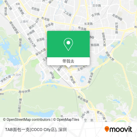 TAB面包一克(COCO City店)地图