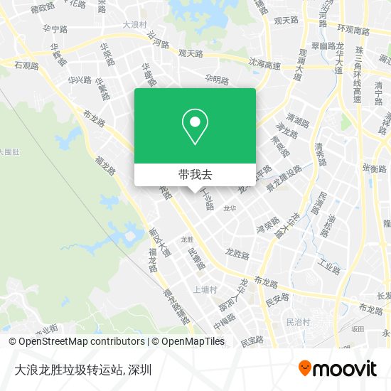 大浪龙胜垃圾转运站地图
