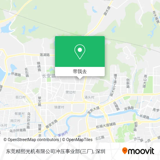 东莞精熙光机有限公司冲压事业部(三厂)地图