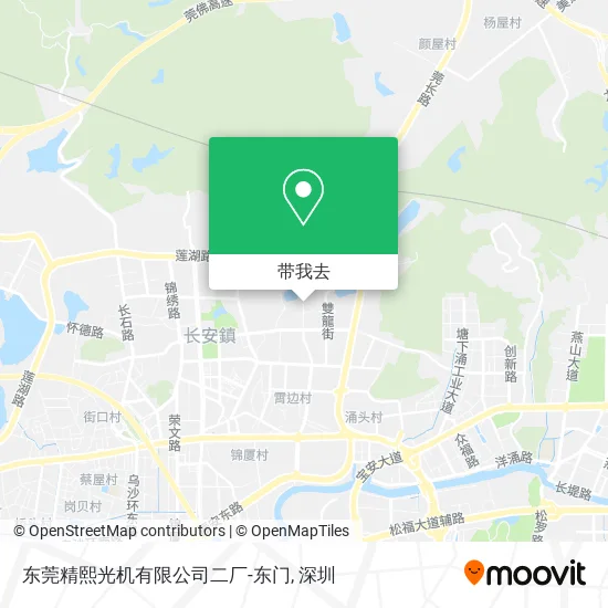 东莞精熙光机有限公司二厂-东门地图