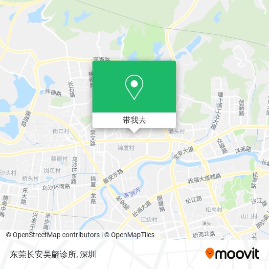 东莞长安吴翩诊所地图