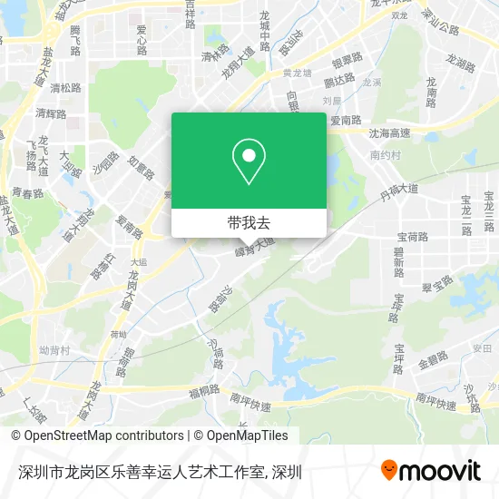 深圳市龙岗区乐善幸运人艺术工作室地图