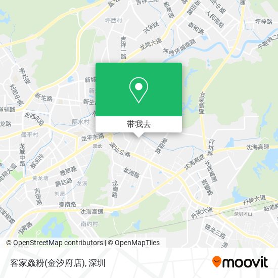 客家鱻粉(金汐府店)地图