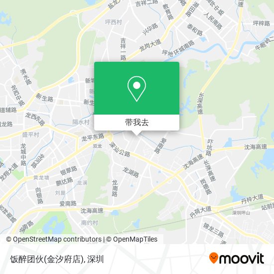 饭醉团伙(金汐府店)地图