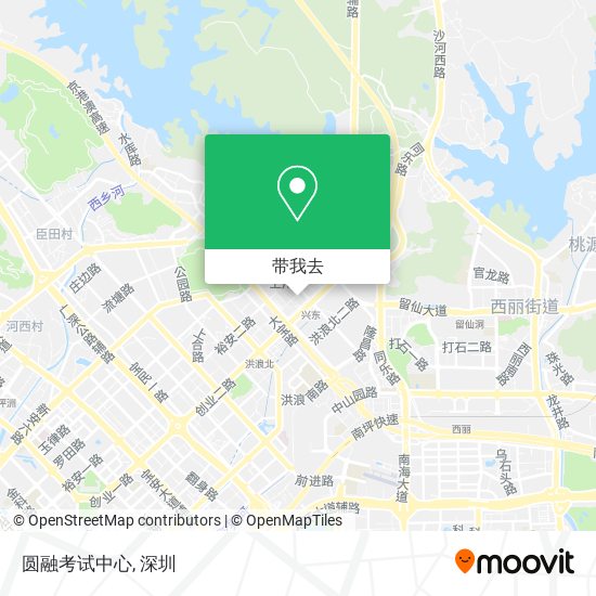 圆融考试中心地图