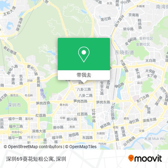 深圳69葵花短租公寓地图