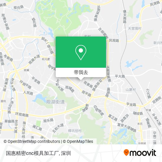 国惠精密cnc模具加工厂地图