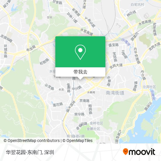华翌花园-东南门地图