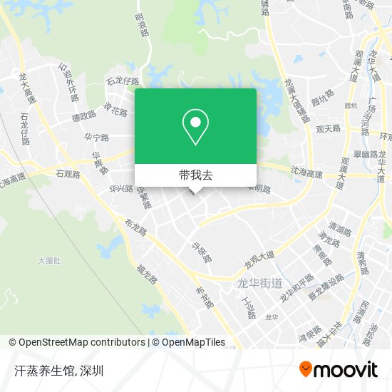 汗蒸养生馆地图