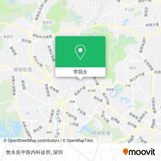 詹永良中医内科诊所地图